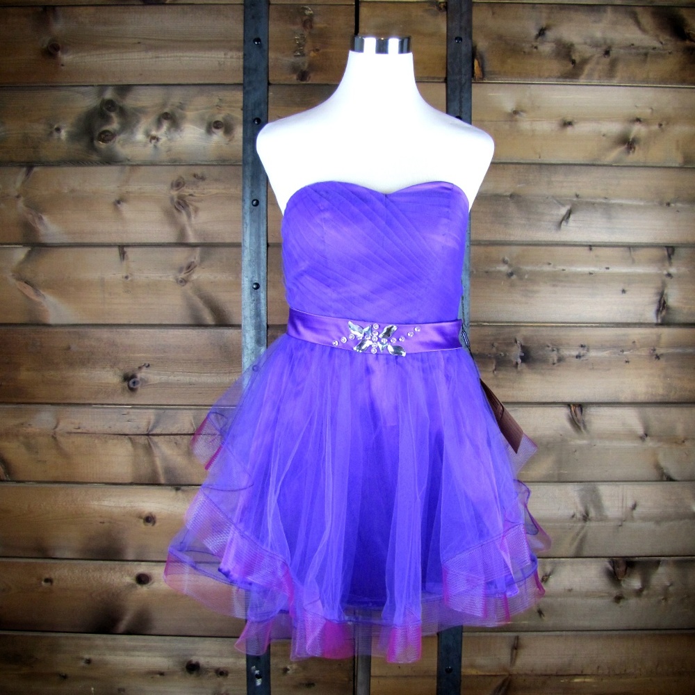 Light In the Box Tulle Lace-Up Dress XXL NWT